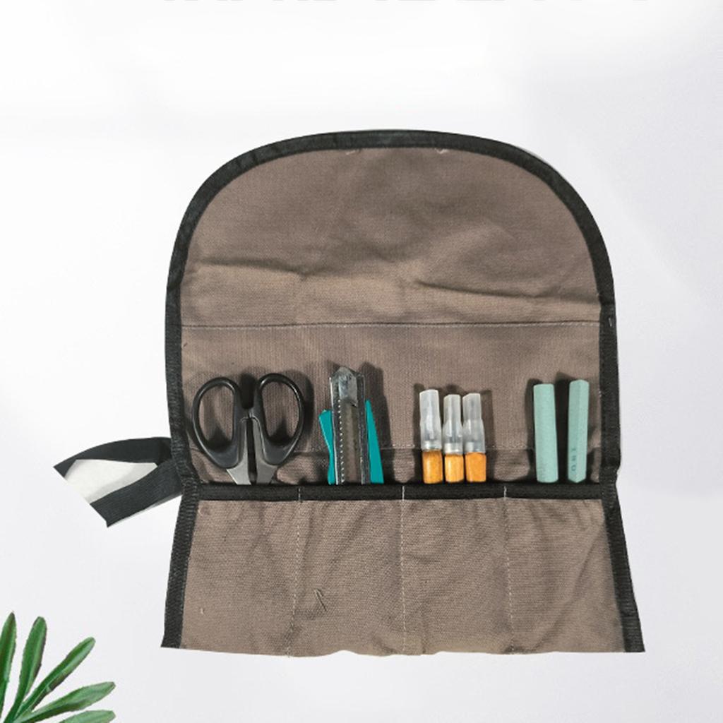 Roll Up Tool Bag Organizers for Mens Mechanic Tool Hardware Tool Organizers Bag Tool Repair Electrician Tool Roll Up Bag