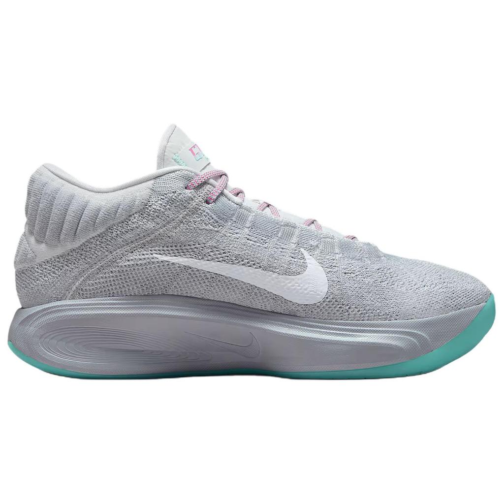 Nike GT Hustle 3 Универсальные Удобные Прочные Низкие Баскетбольные Кроссовки Унисекс Серо-Синие FV5952-006