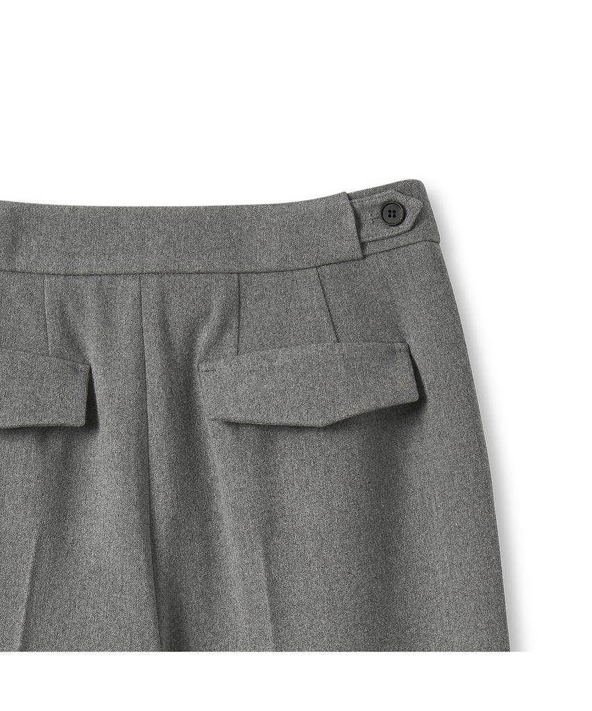 IOLO Women'S Double-Pleat Carrot Pants_Gray