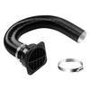 60mm Diesel Heater Ducting Pipe 100cm Long with Air Vent Outlet and Secure Clamps Compatible with 2000W 6000W Heating Systems