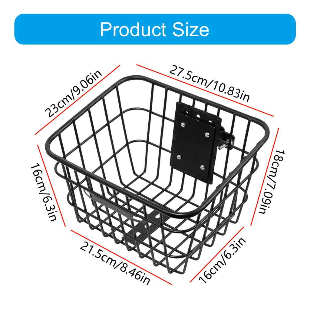 Electric Scooter Basket Bikes Basket Cycling Storage Basket Scooter Basket Kid Scooter Front Basket Thicken Cargo Basket