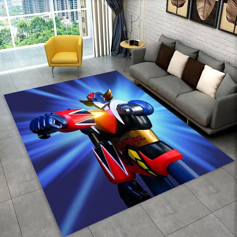 НЛО робот Grendizer аниме мультфильм коврик, ковер для дома гостиная спальня диван коврик для двери декор, детские игры нескользящий напольный коврик 3D