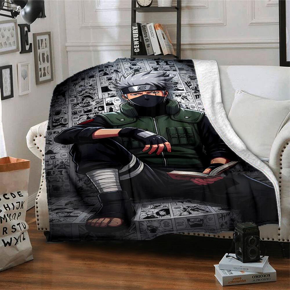 Naruto Blanket Durable Comfort Perfect for Chair Livingroom Bed All-Season Use Modern Perfect Gift for Relatives and Friends