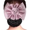 Headwear Hair Accessory Flower Ponytail Holder Women Hair Net Spring Clip Girl Bun Cover Snood