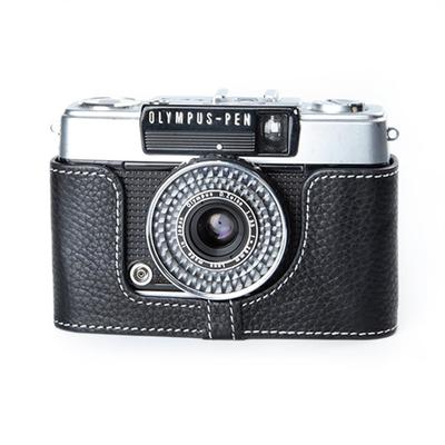 Ручная работа, кожаная сумка/чехол из коровьей кожи для OLYMPUS PEN EE3 (черный)
