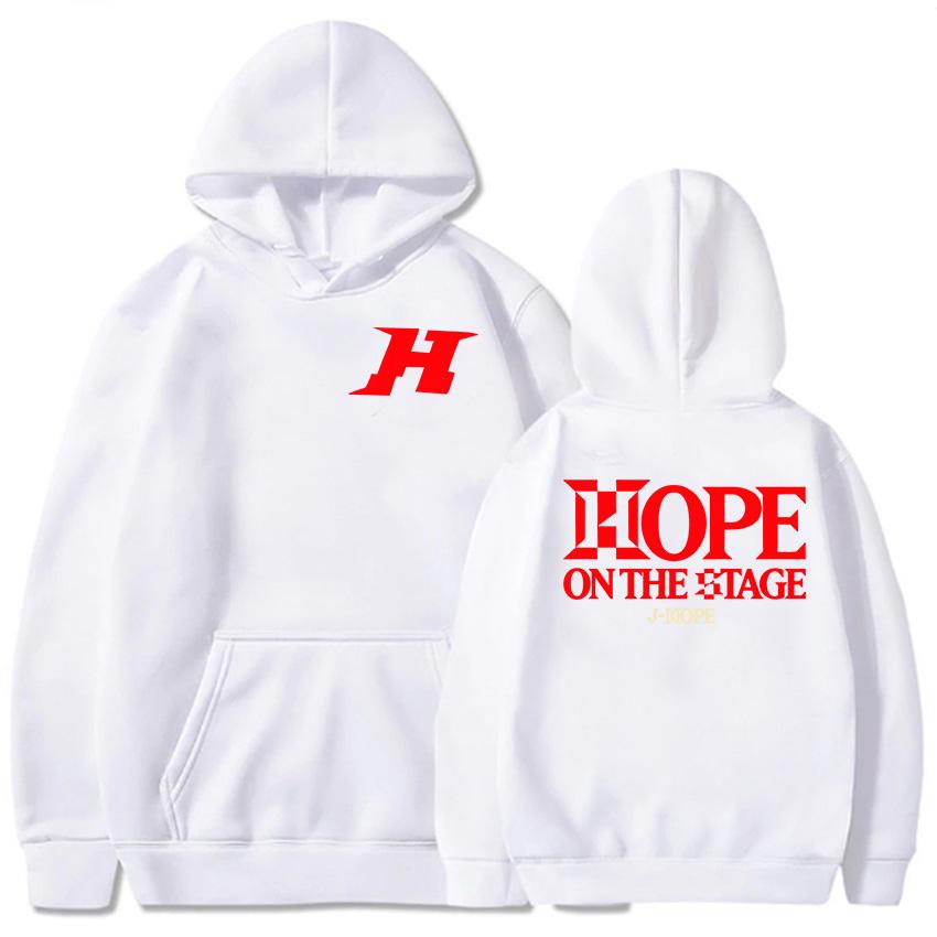 Женская одежда Толстовки J-Hope на туре The Stage Roupas Femininas Толстовки с длинным рукавом и капюшоном Уличная одежда для девушки