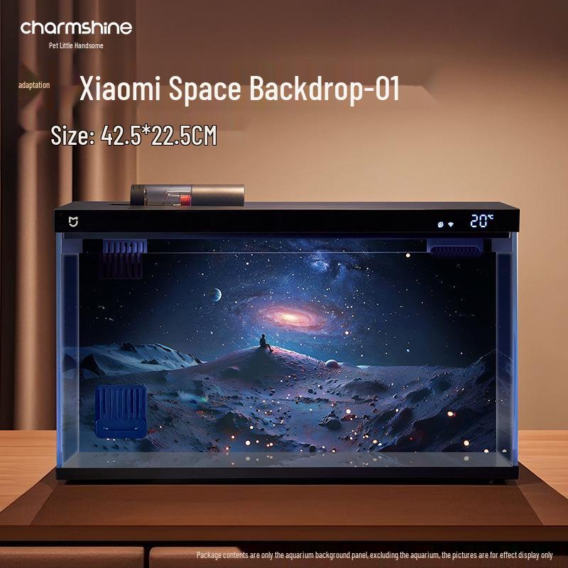 Акриловый фон для 3D-аквариума высокой четкости с мультяшными наклейками