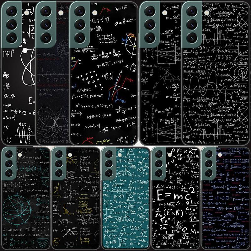 Physics Chemical Mathematics Phone Case For Samsung Galaxy Note 20 Ultra 10 Lite 9 8 M11 M12 M21 M30S M31 M32 M51 M52 J8 J6 J4 P