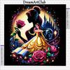 Disney Алмазная живопись Силуэт принцессы Алмазная вышивка Мультяшная мозаичная картина Наборы для вышивки крестом Декор для дома