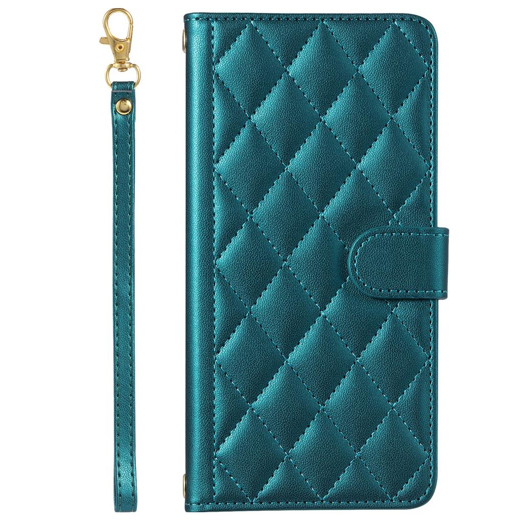 For Xiaomi Redmi Note 8,Poco M3,Redmi 10X 4G,Redmi Note 9 Pro,Note 11,Note 12,K50,K60...PU Leather Diamond Checkered Pattern Wallet Handbag Case Cover