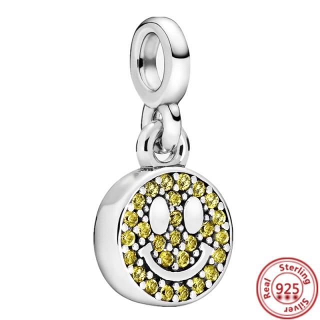 Серьги-браслет Charm Me, ювелирные изделия своими руками, серебро 925 пробы, моя любовь, морская звезда, фламинго, ласточка, мир, мини-подвеска из бисера