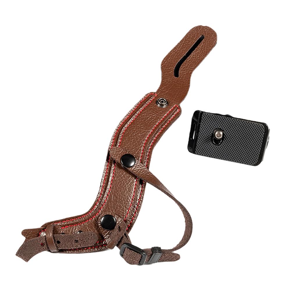 Кожаный ремешок на запястье для портативной цифровой зеркальной фотокамеры, ремень для захвата для Canon Nikon Sony Fujifilm SLR DSLR Аксессуары для фотосъемки