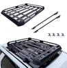 TUIYIDUO Универсальный алюминиевый багажник на крышу 140 см 100 см 150 кг грузоподъемность Автомобильный Совместимый с внедорожниками и Легкий для улицы и включает японские инструкции Багажник, Длинный,