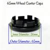 4 pcs Auto D22 Wheel Center Cap 50mm 56mm 60mm 65mm 68mm No Logo Badge Blank Hubcap For Kia Car Rim Tire Decorative Dust-proof Cover
