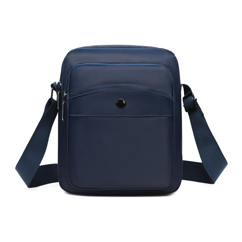 Men's Lightweight Oxford Cloth Crossbody Bag - Trendy Travel Shoulder Handbag & Vertical Sports Backpack