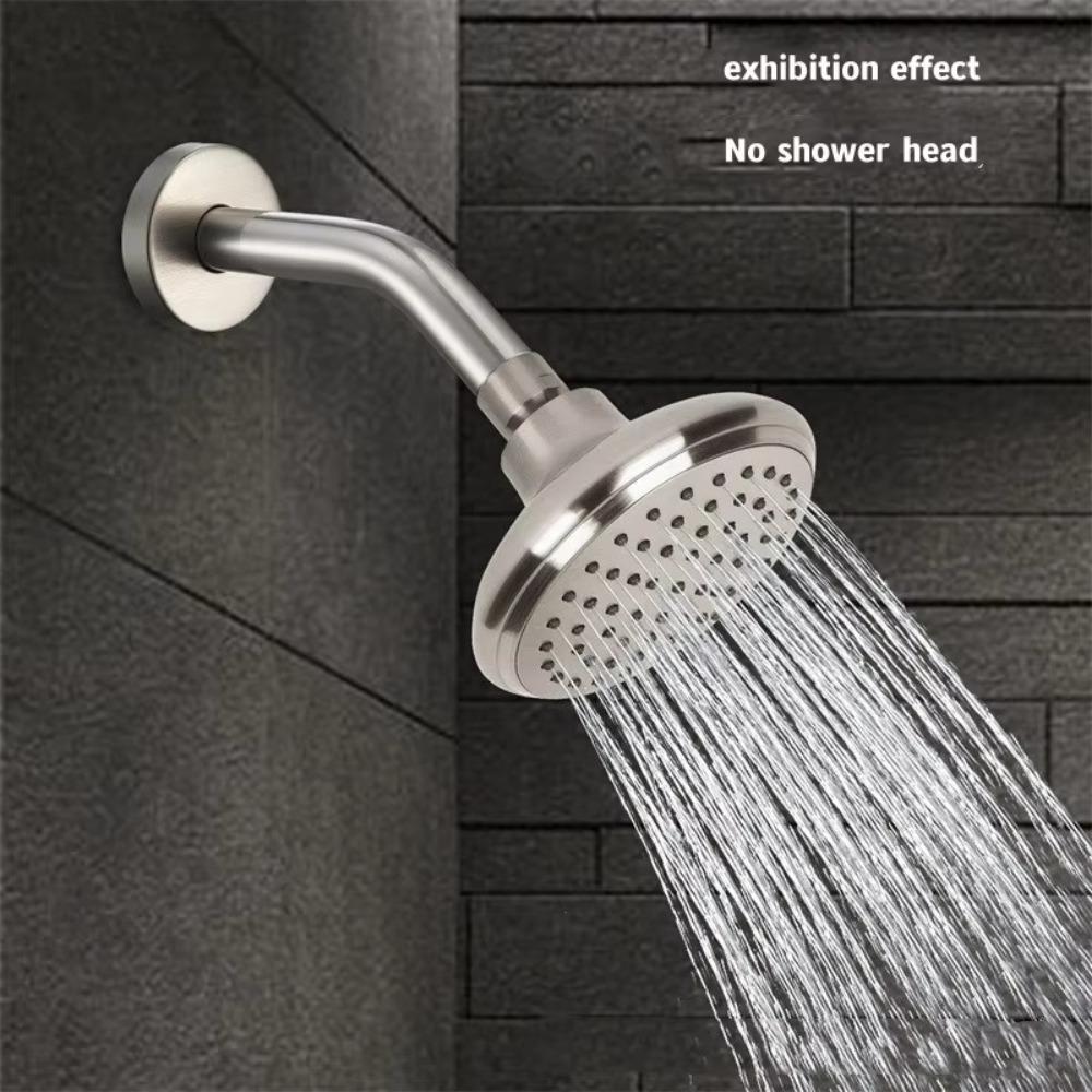 Stainless Steel Shower Head Silver Arm Bracket New Shower Arm Bathroom Home Accessories