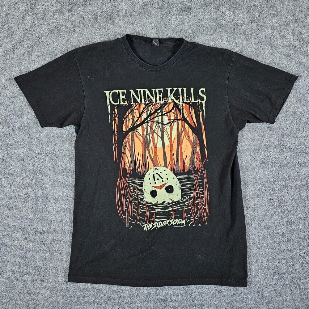 Ice Nine Kills The Silver Scream Хлопковая Унисекс Классическая Футболка S-234XL BO1259 Унисекс Футболка