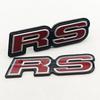 3D Red Crystal Logo RS Emblem Car Front Grill Badge Rear Trunk Sticker For Honda Civic Fit City Accord RAV4 CRV Jazz Accessories ajv256
