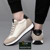 Fashion Large Size Unisex Cowhide Sneakers Elevator Shoes Hidden Height Increasing Shoes Men 5CM Sports Casual Oxfords Women Heightening
