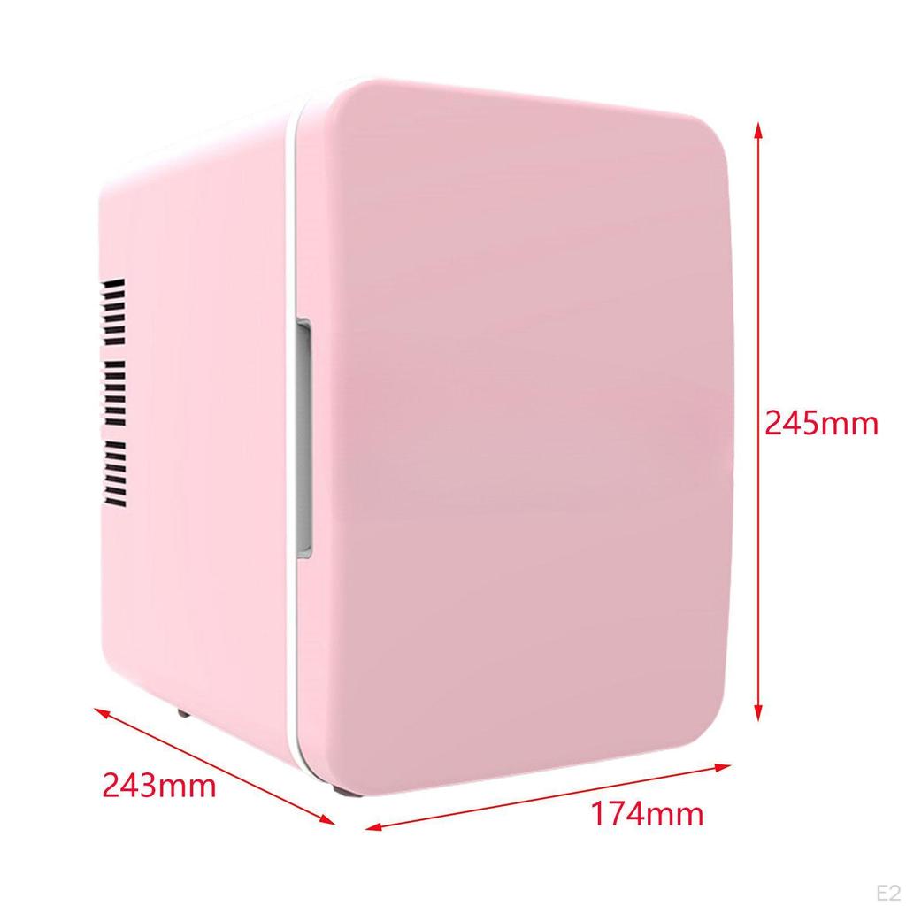 Мини-холодильник 4 л, многоцелевой холодильник-охладитель для напитков для дайверов, общежитий, автодомов, розовый