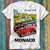1974 Monaco Grand Prix Racing T Shirt Top Tee 549