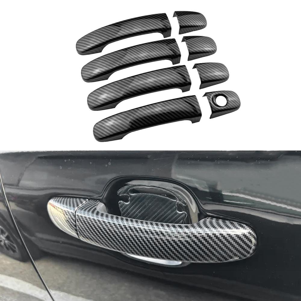 For Ford Ranger Everest Endeavour 2015 - 2022 Car Accessories Outer Door Handle Protection Cover Trim Stickers One Hole Style