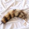 Furry для брелка Fox Tail Raccoon Raccoon Tail Fur подвеска реквизит около 30 см Хвост Fox Tail для женщин