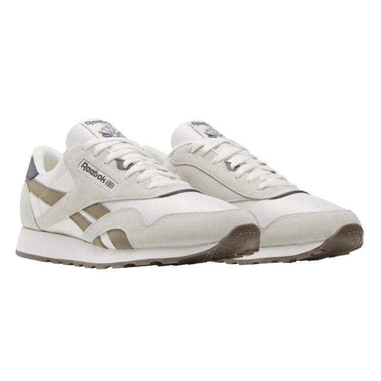 Reebok Классические нейлоновые кроссовки Chalk унисекс кремовые 100074324