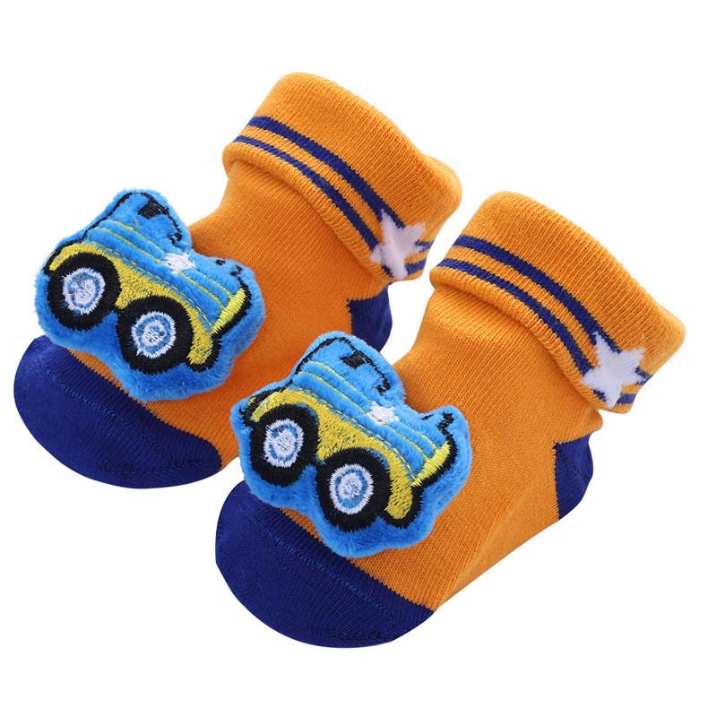 3D Baby Soccer Socks Anti-Slip Cotton Infant Socks Cute Football Pattern Soft Newborn Toddler Socks for Baby