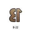 24Pcs Lucky Number 13 Temporary Tattoo Stickers Glittering Nightglow Hand Tattoos Idol Concert Rave Accessories for Fans Gift