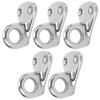 5PCS 316 Stainless Steel Mirror Polished Heavy Duty Coat Hook Hardware Accessories