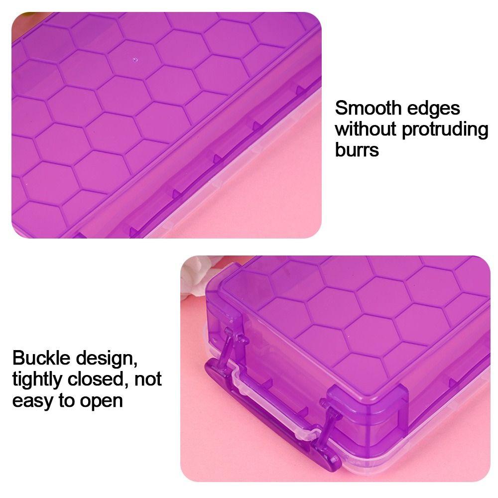 Пенал большой вместимости Пластиковый пенал Новый пенал для карандашей