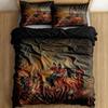 1800S Fire Brigade Duvet Cover Set King Queen Double Full Twin Single Size Bed Linen Set