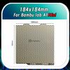 For Bambu Lab A1 Mini Build Plate Double Sided H1H PEY PEO PET PEI Bed Spring Steel Sheet Pei Sheet 184x184 for Bambulab A1 Mini