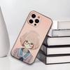 Мирай Курияма Чехол для телефона для iPhone 17, 16, 15, 14, 13, 12, 11 Plus, Pro Мягкий силиконовый черный чехол
