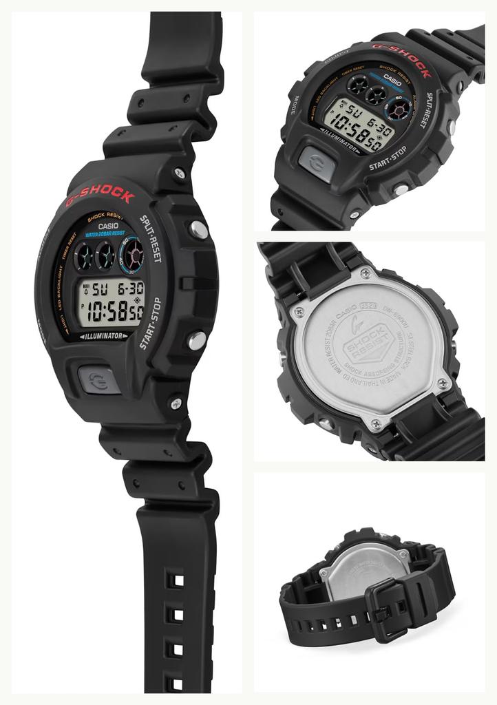 Мужские часы Casio G-Shock DW-6900U-1JF Черные