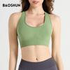 Бесшовный спортивный бюстгальтер Baoshun - жилет I-образной формы с сексуальной спинкой для йоги и фитнеса