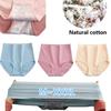 Breathable Women's Cotton Underpants High Waist Cotton Panties Briefs Soft Underwear Plus Size M~XXXL Seamless Briefs