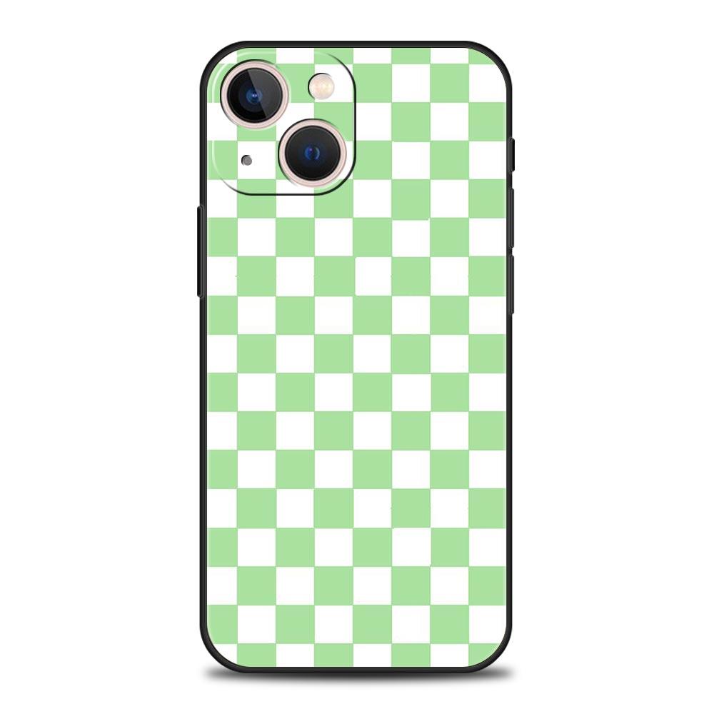 Ретро Классическая Шахматная Доска Клетка Чехол для Телефона Для iPhone 16 13 15 14 12 11 Pro MAX XR X SE XS 7 8 Plus Мягкий ТПУ Чехол-Оболочка