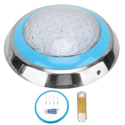 Светодиодная лампа для бассейна 45 Вт, цвет RGB, нержавеющая сталь, AC12V, для монтажа на стену