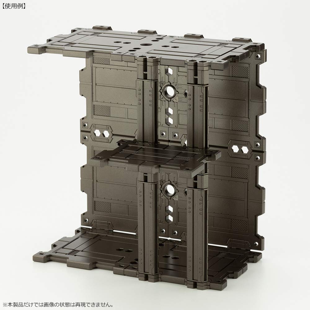 База блока шестерен Tsuya Hexa Gear Block 02, вариант панели A, высота 150 мм, пластиковая модель HG058, приблизительно. 1/24