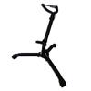 Folding Saxophone Stand with Tripod, Lightweight, Switchable for Alto and Tenor (Black)