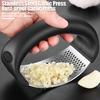 Garlic Press Stainless Steel Mincer Easy Cleaning Garlic Crusher Ergonomic Rocker for Effortless Crushing Kitchen Gadget for Home Restaurant