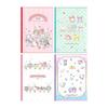 Блокнот Sanrio Yamano Shigyo в клетку Sanrio Персонажи 4 шт. M/X 4PNB-M