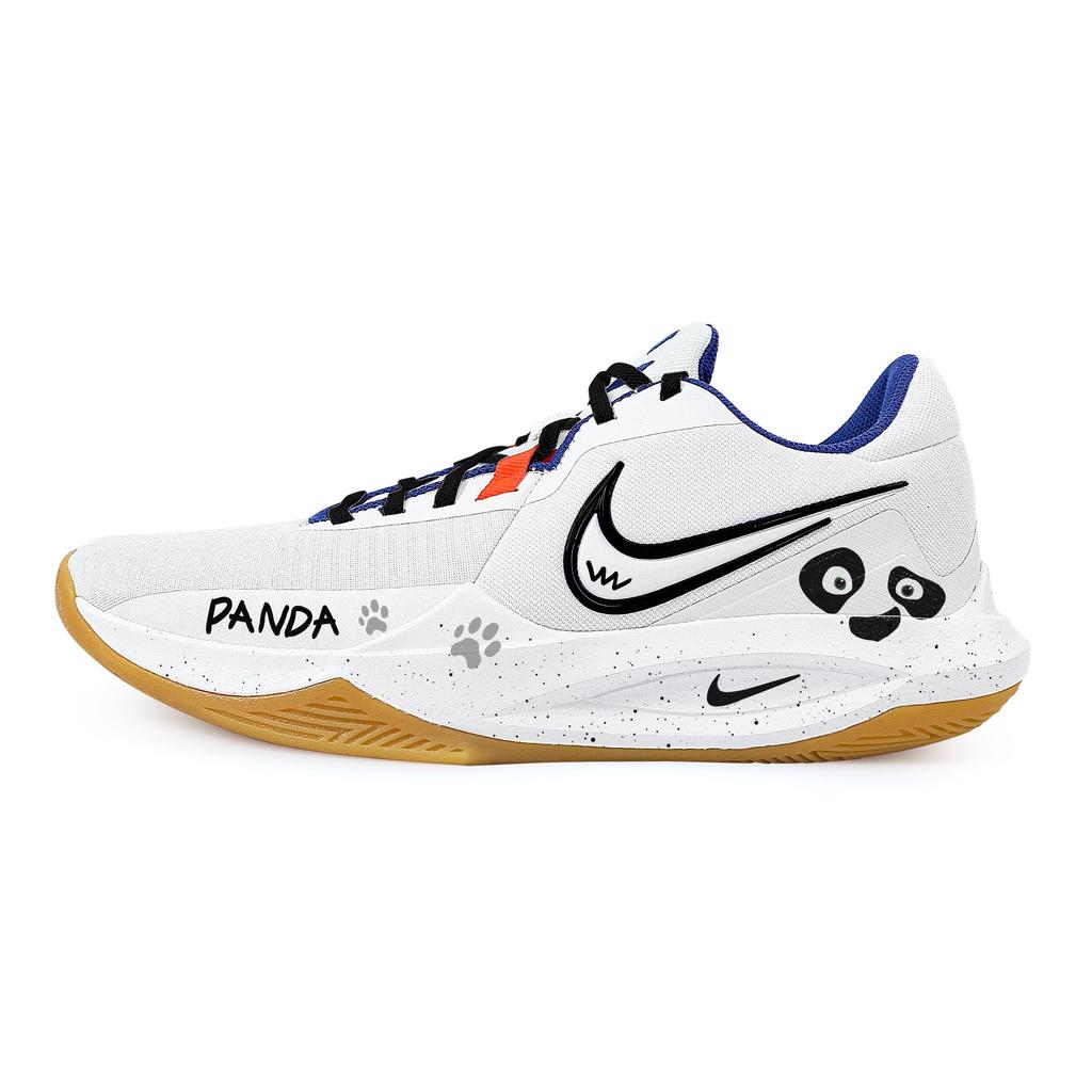 Nike Precision 6 Panda, Белая коробка Нескользящие Устойчивые к истиранию Низкие Баскетбольные кроссовки Мужские Белые HV1796-141(Команда529-)