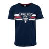 Marl T-shirt with Stripes Large Logo On the Chest Men