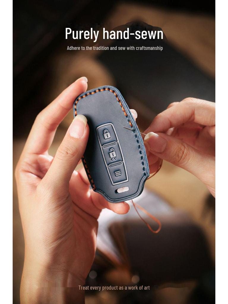 Handmade Leather Key Cover for Hongqi H5 H7 H9 HS7 HS9