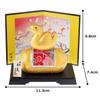Seto Togeisha 2025 Zodiac Figurine Compact Snake Snake New Year Decoration Good Luck Chirimen Fukumi Medium Shohogama 116