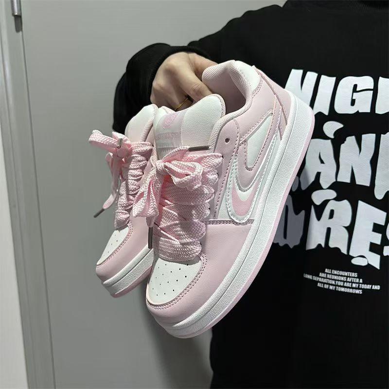 Оригинальные женские туфли в стиле ретро для девочек, не уставшие от ног, обувь для хлеба ins tide 2025, весна, новые туфли для доски, универсальные повседневные