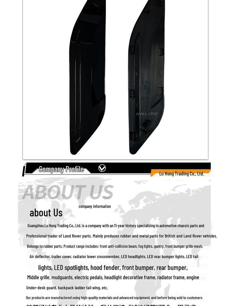 Гальваническое Серебристое/Черное Вентиляционное Отверстие Капота для Land Rover Range Rover Evoque 2020 (LR155568, LR155567)